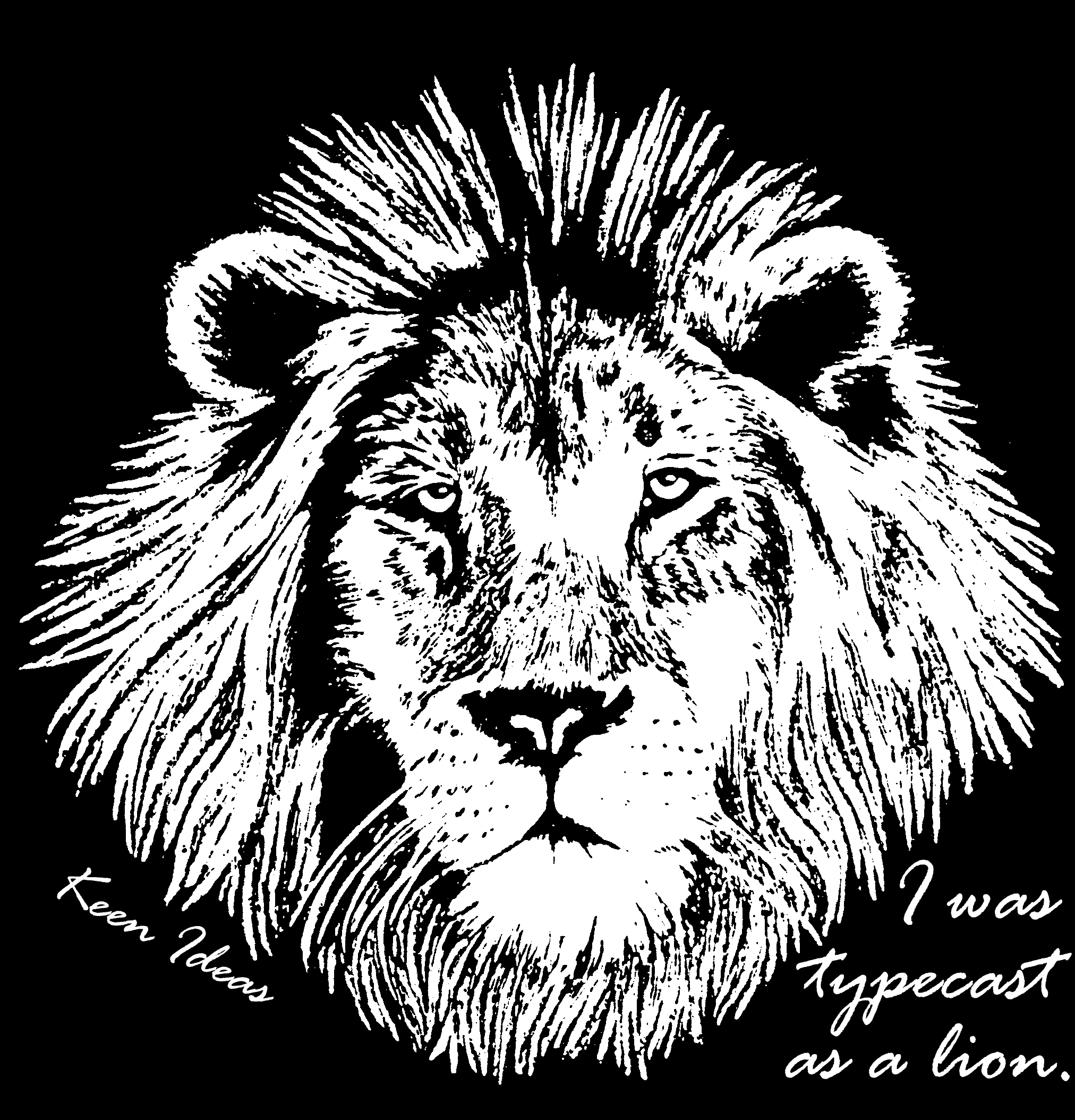 I was typecast as a lion