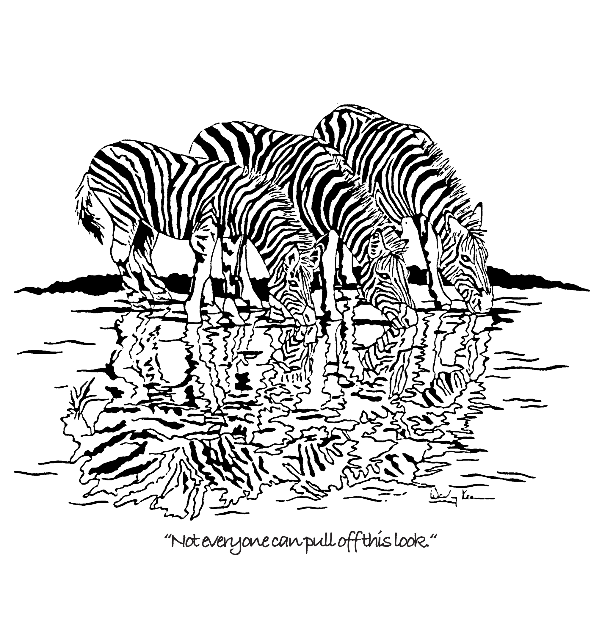 No one can pull off this look.